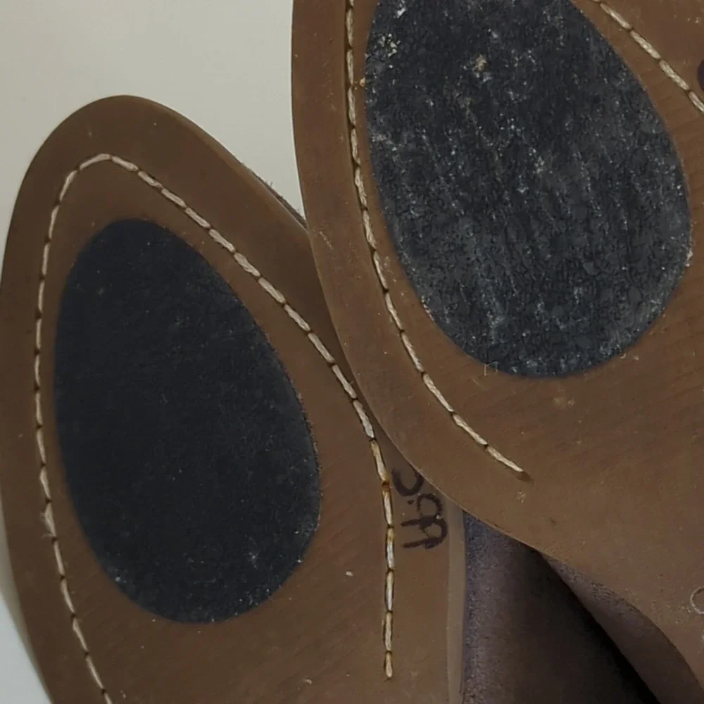 Anthropologie Seychelles   Women's Suede Western‎ Ankle Booties 7 Buckle Strap